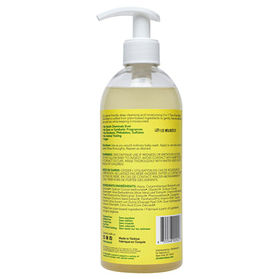 Dr. Natural 3-in-1 Tear-Free Baby Plus Kids Soap, Citrus, 16 oz - Plant-Based Baby Shampoo and Body Wash - Sulfate and Paraben-Free - Hypoallergenic for Sensitive Skin - Infused with Essential Oils