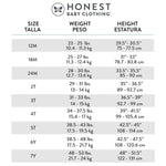 HonestBaby Celebration 2-Piece Pajamas Sleepwear PJs 100% Organic Cotton for Baby, Toddler, Kids, Clover Crunch