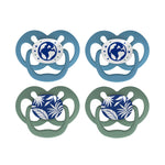 Dr. Brown's Advantage Symmetrical Pacifier with Air Flow - Blue Glow-in-The-Dark - 2-Pack - 6-18m (Pack of 2)