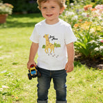 Haloumoning Toddler Baby Boy Short Sleeve Graphic T-Shirts Kids Dinos,Animals,Beach Summer Crew Neck Tee Tops 9M-8Y