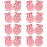BQUBO Newborn Infant Toddler Mittens No Scratch Cotton Elastic Wrist Gloves Hypoallergenic for 0-6 Months Baby Boys Girls