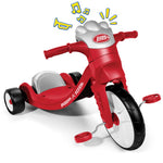 Radio Flyer Lights & Sounds Racer, Red Toddler Ride On Toy for Kids Ages 2-5