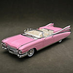RZAPE Toy Car Models 1/24 Diecast Cars Eldorado Metal Model Cars Carros De Coleccion,Model Car Kits for Adults and Boys,Pull Back Car with Lights and Sounds,Toy Cars for Boys Age 4-7（Pink）