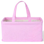 Mr. Pen Baby Diaper Caddy Organizer, Pink Quilted Fabric, Car Diaper Caddy, Portable