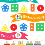 Zartores Montessori Toys for 1 2 3 Year Old Boys Girls Toddlers, Wooden Sensory Toys for Ages 2-4 0-2, 1 2 Year Old Boy Girl Birthday Gifts, Educational Toddler Learning Puzzles Toys