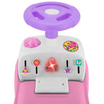 Kiddieland Disney Lights 'N' Sounds Ride-On: Minnie Mouse Kids Interactive Push Toy Car, Foot to Floor, Toddlers, Ages 12-36 Months, Large