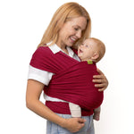 Boba Baby Wrap Carrier - Original Baby Carrier Wrap Sling for Newborns - Baby Wearing Essentials - Newborn Wrap Swaddle Holder, Newborn to Toddler Infant Sling (Sangria)