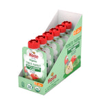Holle Organic Baby Food Pouches - Power Parrot Baby Puree with Pear, Apple & Spinach - (6 Pack) Organic Baby Snacks + Fruit and Veggie Pouches for Weaning Babies 6 Months and Older