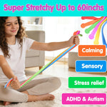 Sensory Fidget Autism Toys for Kids - Extra-Wide Stretchy Stress Relief Toys for ADHD Kids - Textured Calming Squishy Toys for Autistic Toddlers Boys Girls Gifts Party Favor Prizes for Classroom