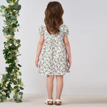 pureborn Baby Toddler Girl Woven Dress Short Sleeve Casual Cotton Playwear Dresses Leaf Fruit 18-24 Months