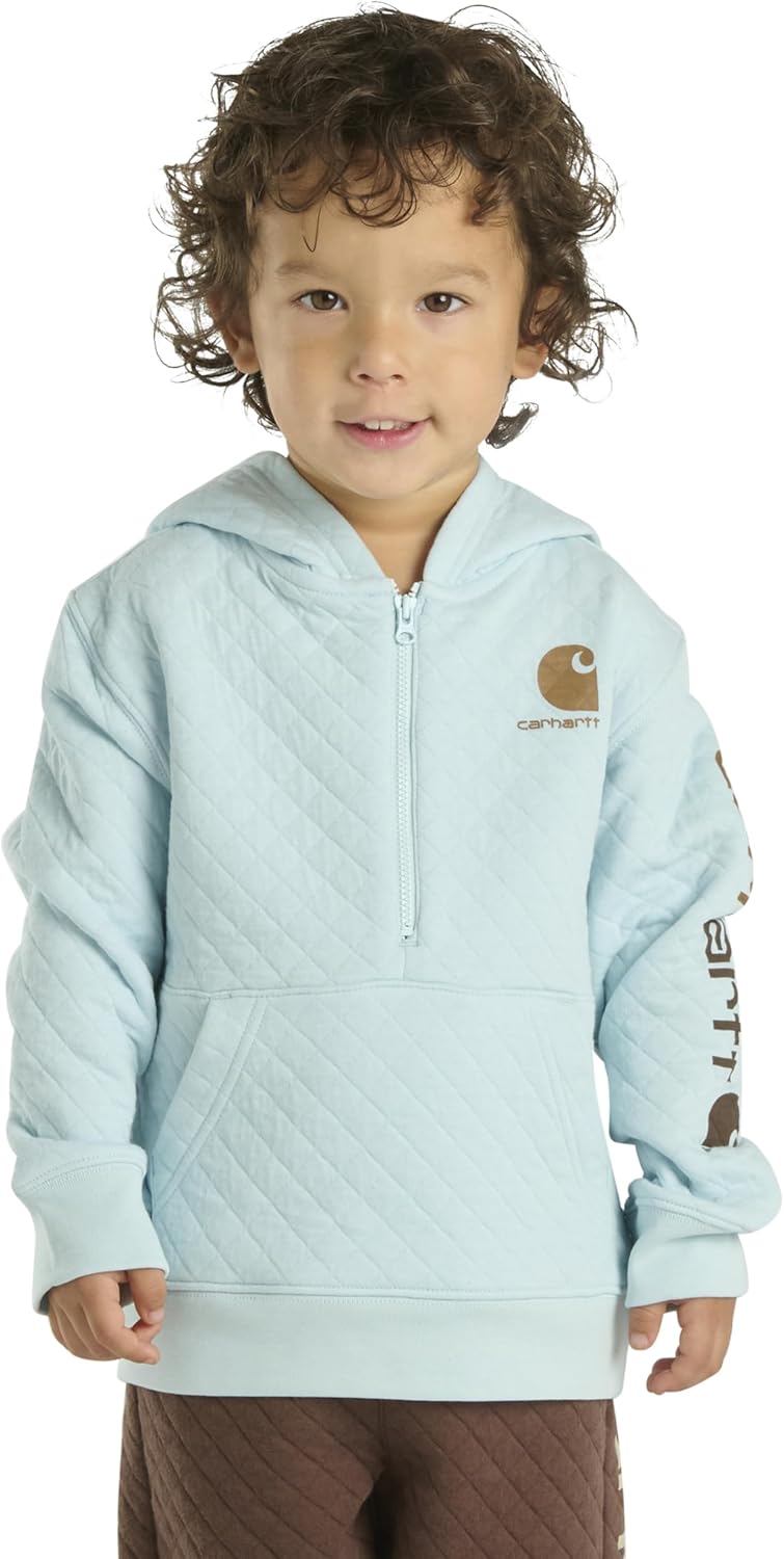 Carhartt Kid's CA6273 Long-Sleeve Half-Zip Sweatshirt - Boys