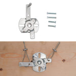 Garage Door Lock Kit with Spring Latch （Including All Hardware） Garage Door Lock Set Fits 1-3/8" Through 2" Thick Doors(Random Keyed) for Single/Double max Width to 18ft