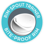 Chicco Insulated Sippy Cup 12+ Months, 9oz Glow-in-the-Dark Toddler Training Cup with Bite Resistant No-Spill Rim Spout, Double-Wall, BPA Free, Green