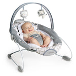 Ingenuity SmartBounce Automatic Baby Bouncer Seat with White Noise, Music, Toy Bar & 2 Plush Infant Toys, 0-6 Months Up to 20 lbs (Braden)