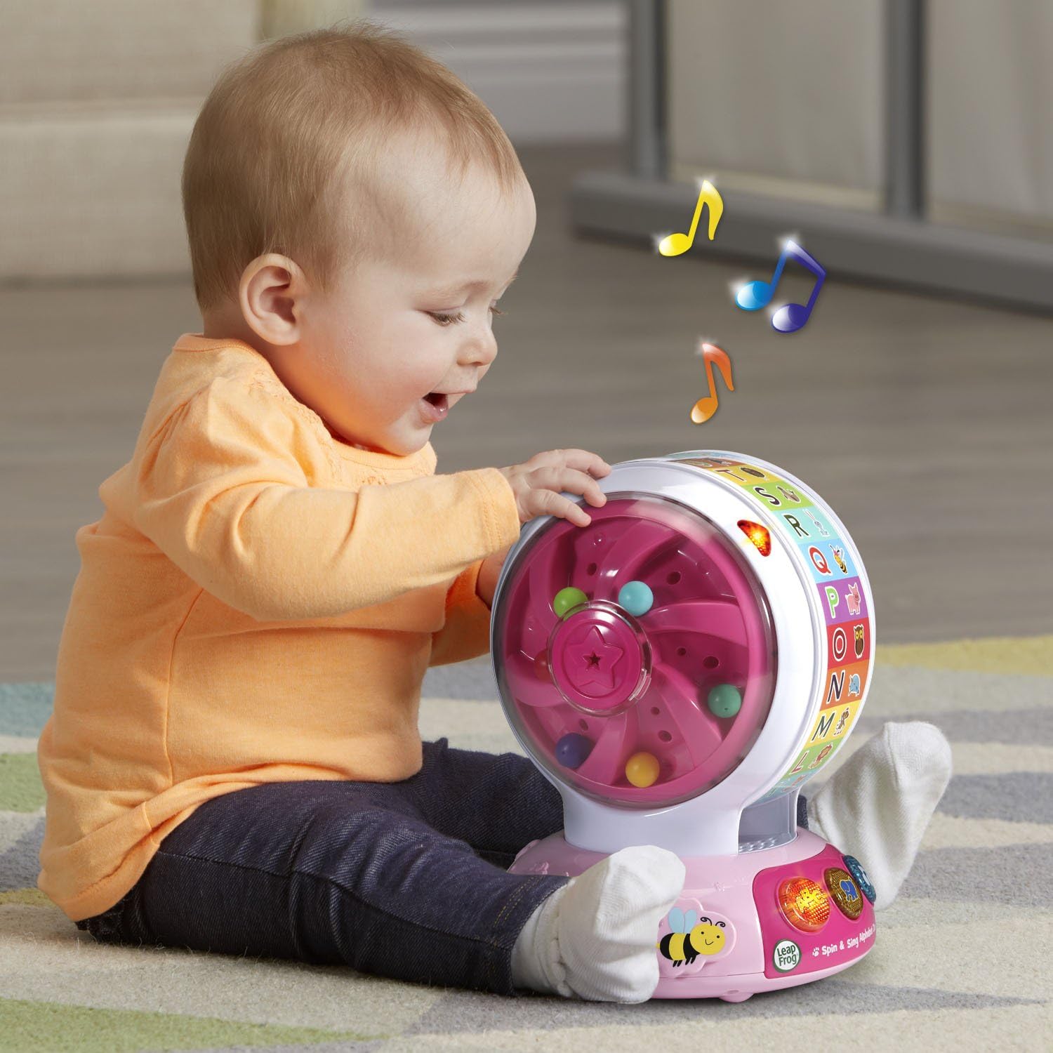 LeapFrog Spin and Sing Alphabet Zoo, Pink