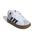 Adidas Unisex-Kids VL Court 3.0, White/Black/Grey, 5K