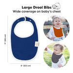 8-Pack Organic Baby Bibs for Boys, Girls - Soft Cotton Drooling and Teething Baby Bibs, Baby Girl Bibs, Baby Boy Bibs, Baby Drool Bibs for Baby Girl, Boy, Newborn Infant Bibs (Basics)