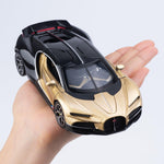 FRJV Car Toys for Boys 1 32 Diecast Cars Collectibles Car Model Kit,Metal Toy Car for Boys and Girls,Pull Back Cars with Lights and Sounds,Cars for Kids Ages 3-5（Gold）