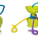 Grapple Suction Cup High Chair Toys Holder | 3 Toy Tethers Keep Toys from Falling | Holds Teethers, Toys, Snack Cups | for Babies 6-12 Months | Perfect for Travel and Restaurant