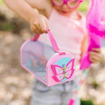 Melissa & Doug Sunny Patch Cutie Pie Butterfly Bug House Toy with Carrying Handle and Easy-Access Door
