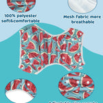 ALVABABY Swim Diapers 3pcs Baby & Toddler Snap One Size Reusable Adjustable Baby Boys' Swim Diapers for Swimming Lessons 3SWY66A