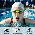 6 Pack Nose Plugs for Swimming – Soft Silicone Swim Nose Clips with Storage Box, Waterproof Swimming Nose Plugs for Kids & Adults, Multi Color (White, Green, Black, Pink, Yellow, Blue)
