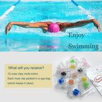 Zooshine 12Pcs Silicone Swimming Nose Plugs for Kids Age 7+ Adults