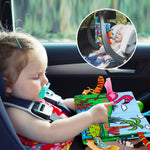 2PCS Baby Books 0-6 Months Infant Toys 0-3 3-6 6-12 Months Baby Tummy Time Sensory Toys 3 4 6 Month Newborn Essentials Must Haves Crinkle Touch Feel Busy Book for Babies Boys Girls Easter Shower Gifts