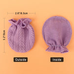 BQUBO Newborn Infant Toddler Mittens No Scratch Elastic Wrist Gloves Hypoallergenic for 0-6 Months Baby Boys Girls