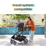 Joie Chive Single-to-Double Reversible Stroller, 20+ Customizable Modes, Suspension & All-Terrain Rubber Wheels, Expandable UPF 50+ Canopy (Shale)