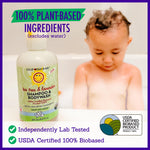 California Baby Tea Tree & Lavender Baby Wash + Baby Shampoo | 100% Plant-Based | Tea Tree Shampoo For Sensitive Skin | Hypoallergenic | 251mL / 8.5oz