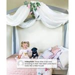 Delta Children Poppy House Wood Twin Bed, Platform Bed - No Box Spring Needed, Blush Pink