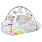 Skip Hop Tummy Time Mat, 3-in-1 Activity Baby Play Gym, Age 0+, Silver Lining Cloud, Grey