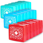 EVERLIT Pocket-Aid Mini First Aid Kit | Compact, Portable Hard-Shell Cases of 50 Items | Cuts, Scrapes, Wound Care Essentials for Travel, Outdoor, School, Camping, Home, Office (12 Packs | 600 Pcs)