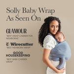 Solly Baby Wrap, Buttery-Soft Baby Carrier Newborn to Toddler 8-25 Lbs., Lightweight & Hands-Free, Breathable Carrier, Baby Wearing & Postpartum Essential, Mother's Day Essential, Rose Toile