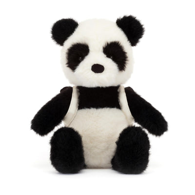 Jellycat Backpack Panda Stuffed Animal, 8.5 inches - Panda Plush Toy - Classic Children's Gift