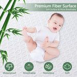 Premium 100% Waterproof Mattress Protector Queen Size, Breathable Bed Cover 3D Air Fabric Cooling Mattress Pad Cover Smooth Soft Noiseless Washable, 8''-21'' Deep Pocket (White)