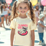 Toddler T-Shirts, Baby Boy Girl Kids Animal Graphic Tees Funny Letter Print Sunmmer Clothes Short Sleeve 2-8T