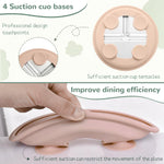 SPMKTQK 3Pack Sainless Steel Kids Plates with Suction, 8.1” Divided Toddler Baby Plates with Removable Silicone Sleeves BPA Free Non-Slip 2-in-1 Anti Breakage Metal Toddler Bowls