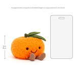 Jellycat Amuseables Clementine Stuffed Toy, Small 5 inches - Fruit Plush - Fun Gift Idea