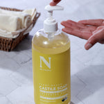 Dr. Natural Castile Liquid Unscented Baby Soap, Mild, 32 oz - Plant-Based - Made with Organic Shea Butter - Rich in Essential Oils - Sulfate and Paraben-Free, Cruelty-Free - Multi-Purpose Soap