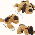 Floppy Stuffed Dog Puppy Plush Toy, Huggable Beagle Labrador Retriever Stuffed Animal Dogs for Kids Girls Boys Baby Birthday Gift, 20 inch, Brown