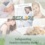 BEDLORE Waterproof Full Size Mattress Protector,Breathable Noisless Mattress Protector for Bedroom, Fitted 6"-15" Extra Deep Pocket Mattress Pad Machine Washable