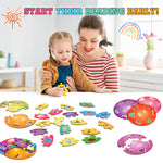 SmarLearnio Alphabet Puzzle, ABC Puzzles for Toddlers, Alphabet Learning Toys for Kids Ages 3-5, Pre-k Lowercase Uppercase Letter Game, Kindergarten Classroom Must Haves Preschool Learning Activities