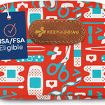 KeepGoing Small Travel First Aid Kit Kids – 60 Pc. Mini First Aid Kit for Purse, Diaper Bag, & Backpack with Latex-Free Bandages – 4 Oz., & 4.5 x 3.5 x 2 in, TSA-Approved