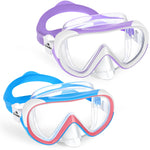 Freela Kids Swim Goggles for Girls Kids Boys 3-6 4-7 6-14 8-12 with Nose Cover, Water Pool Beach Swimming Goggles Mask for Childrens Youth Age 4 5 Tempered Glass Anti Fog Waterproof 180° Clear View