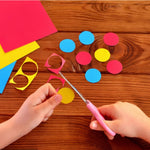 Kids Scissors, 5.9" Blunt Tip Child Safety Scissors for Kids, Ergonomic Comfort Handles for Toddlers, Children, Small School Students, Craft Cutting Paper(Pink)