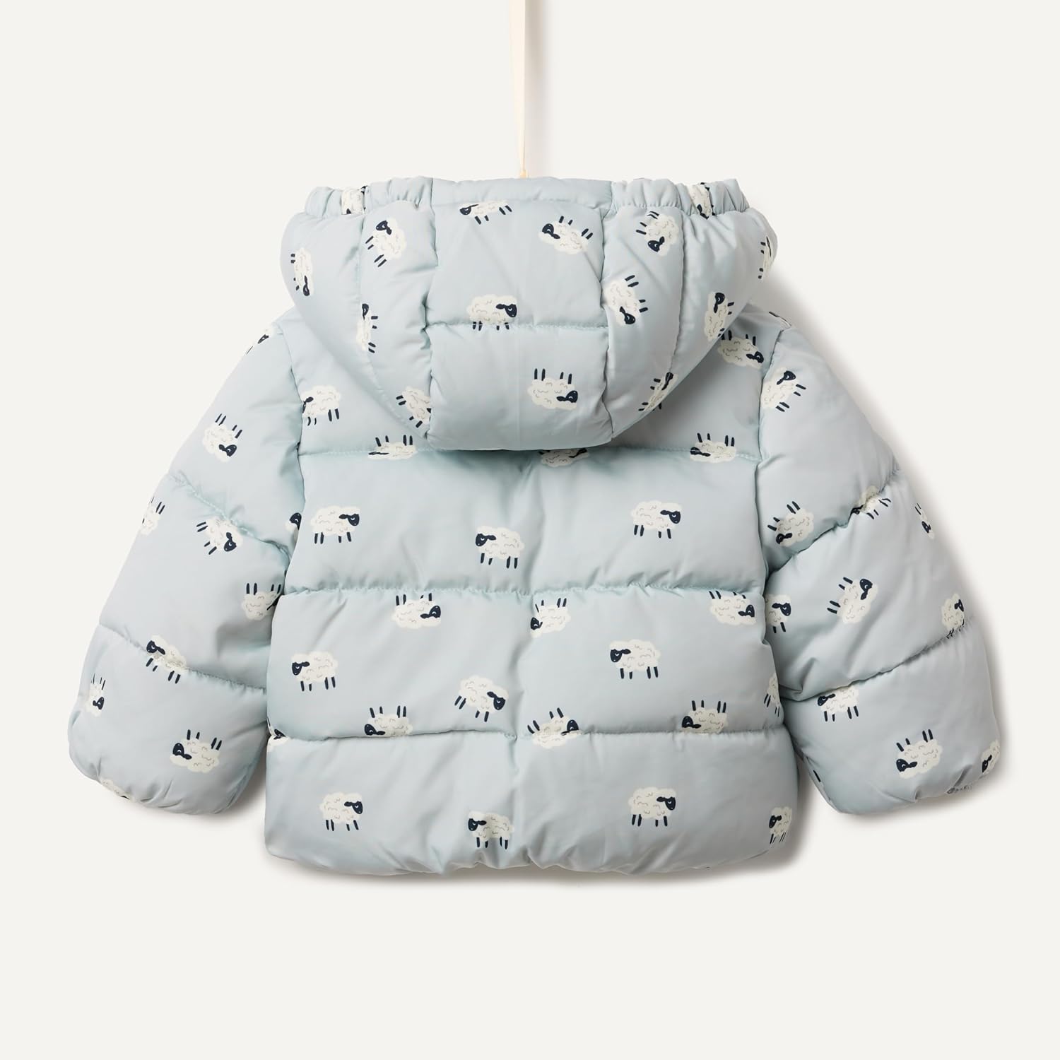 Amazon Essentials x Sofia Grainge Babies, Toddlers, and Boys' Water-Resistant Hooded Puffer Jacket