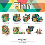 Kanga Care Lil Joey Newborn All in One AIO Cloth Diaper (2pk) Finn 4-12lbs