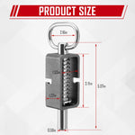 SPARKWHIZ Weld-On 5/8" Spring Latch Assembly with Plain Tube, Trailer Gate Latch, Pack of 4